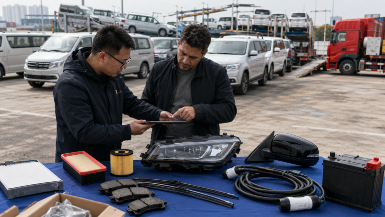 Repuestos para autos chinos: qué revisar antes del primer lote
